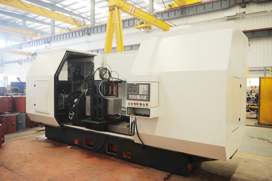 Double-sided CNC boring and turning machine